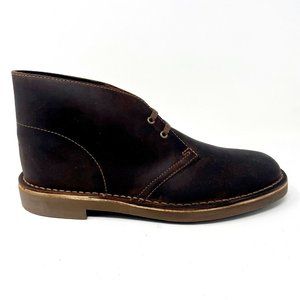 Clarks Bushacre 2 Chukka Boot Beeswax Mens Leather Brown 82286